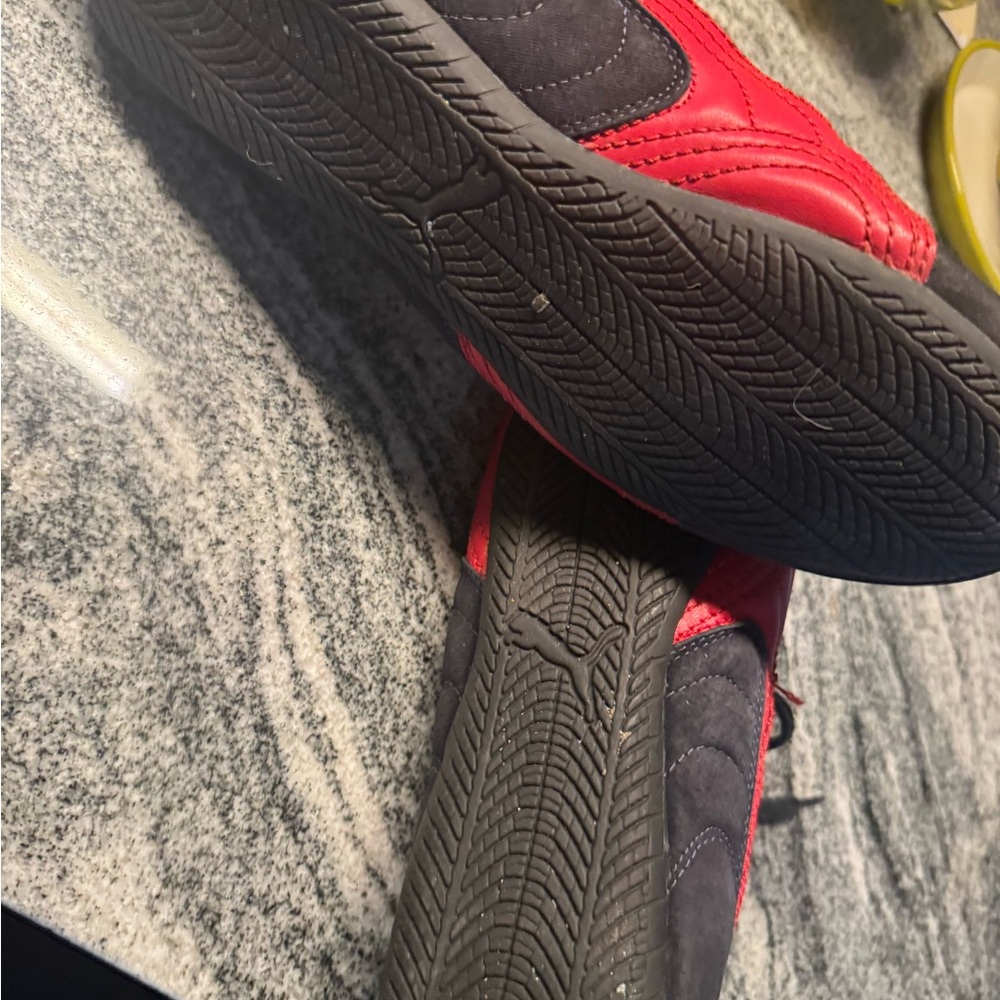 Puma Speedcat Ferrari Men's Suede Athletic Sneakers - Picture 10 of 12